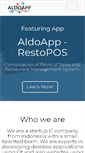 Mobile Screenshot of aldoapp.com